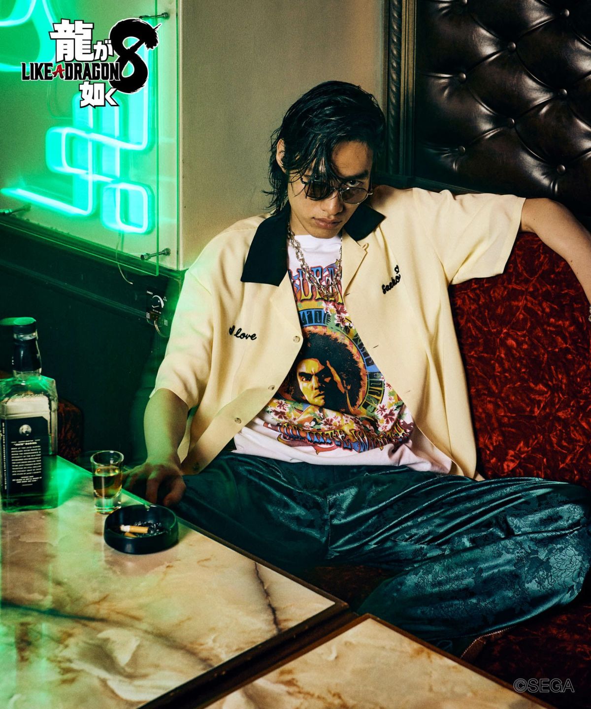 龍が如く8 glamb グラム Ichiban Kasuga T-shirts / イチバンカスガ Tシャツ