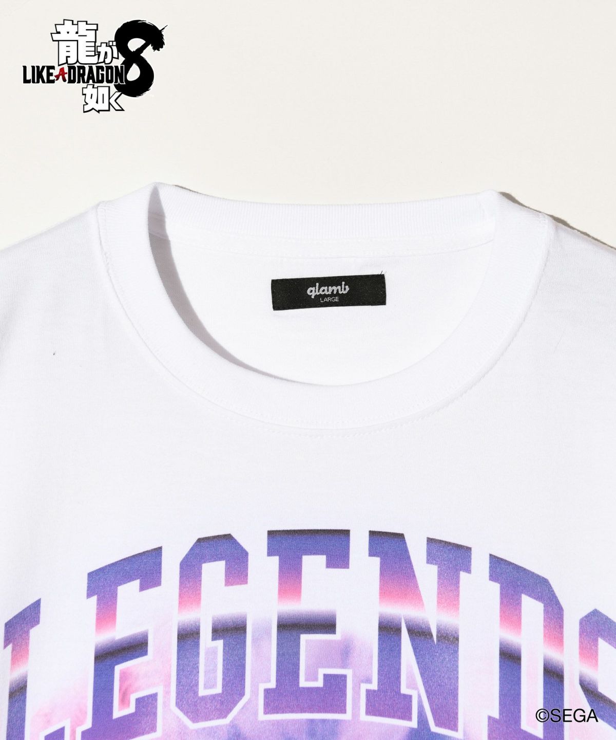 龍が如く8 glamb グラム 3 Legends T-shirts / スリーレジェンズ Tシャツ
