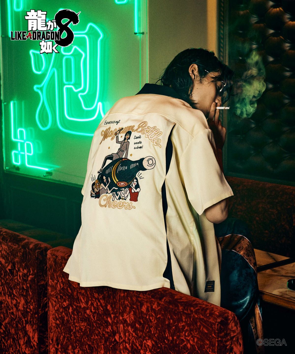 龍が如く8 glamb グラム Saeko Mukoda Shirts / サエコムコウダシャツ