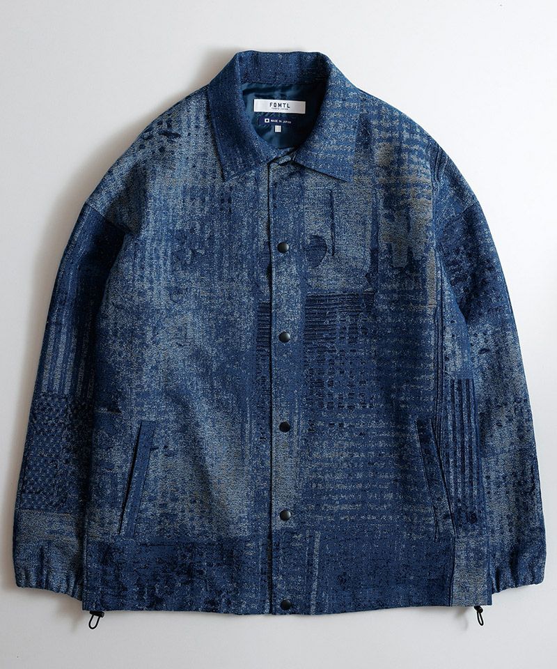 FDMTL ファンダメンタル BORO JAQUARD COACH RINSE コーチジャケット