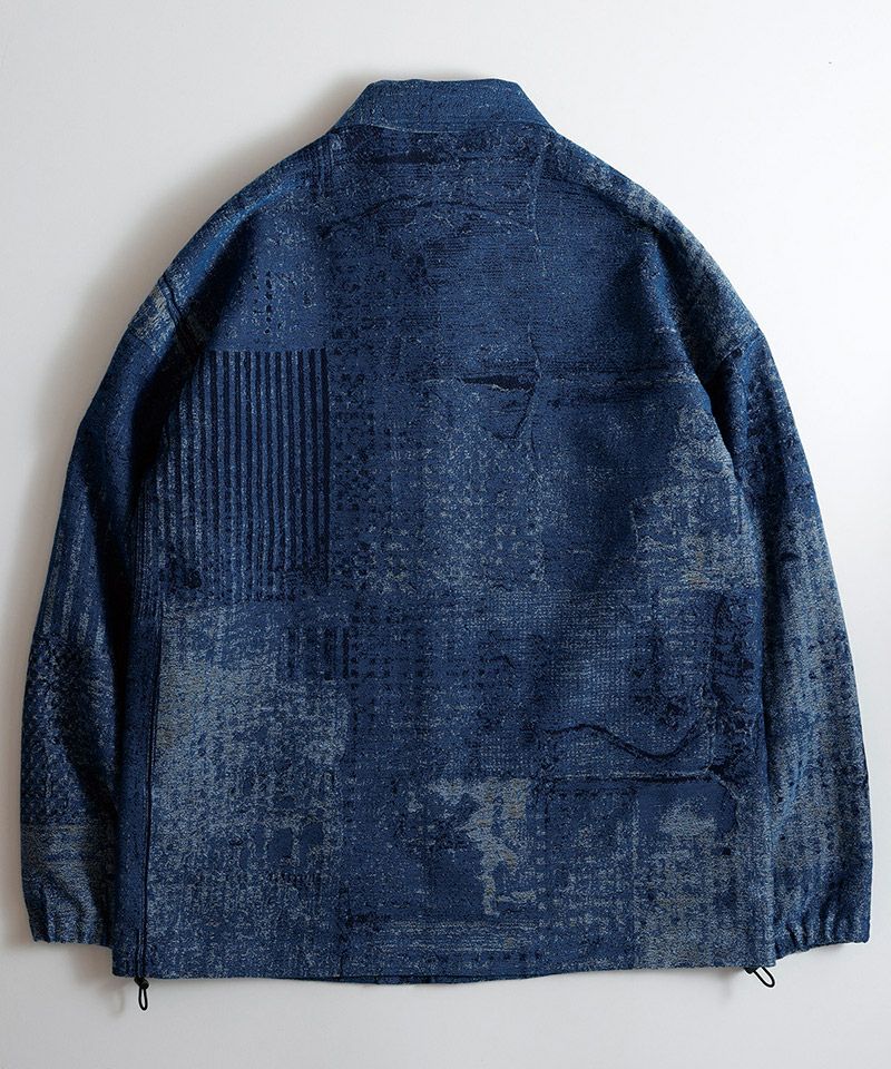 FDMTL ファンダメンタル BORO JAQUARD COACH RINSE コーチジャケット