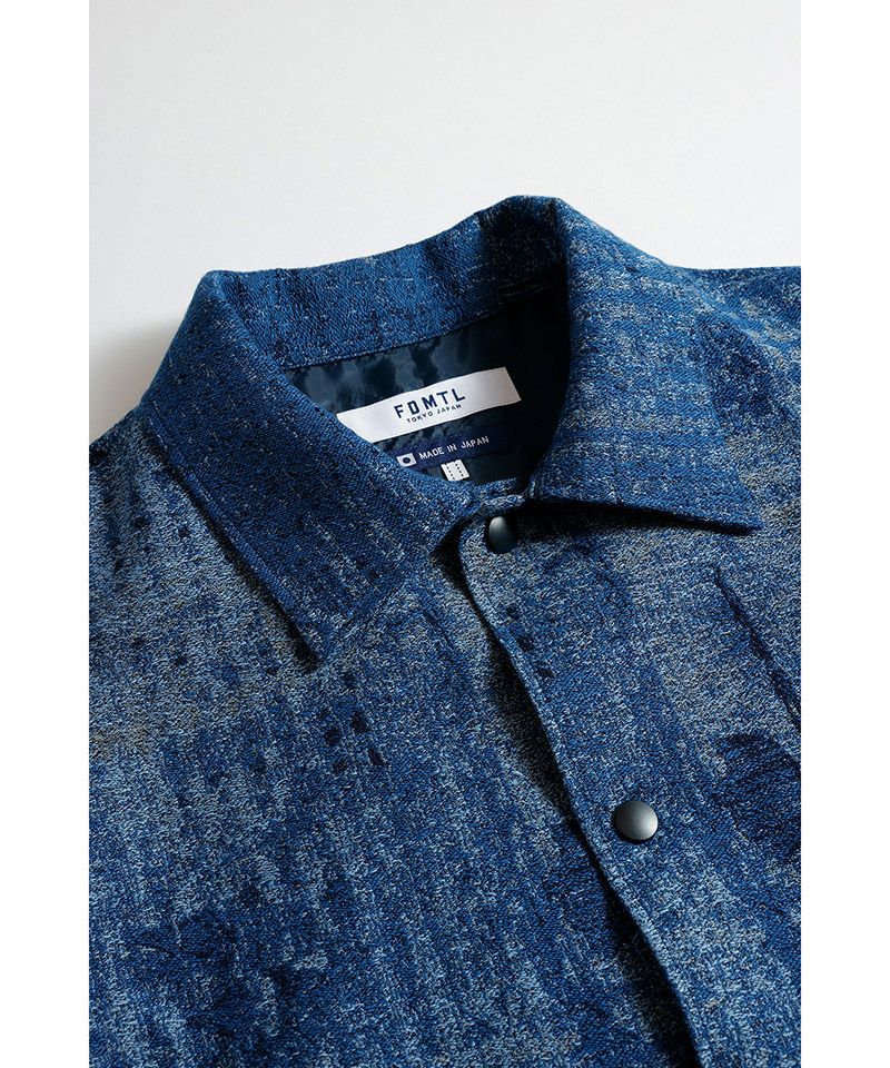 FDMTL ファンダメンタル BORO JAQUARD COACH RINSE コーチジャケット