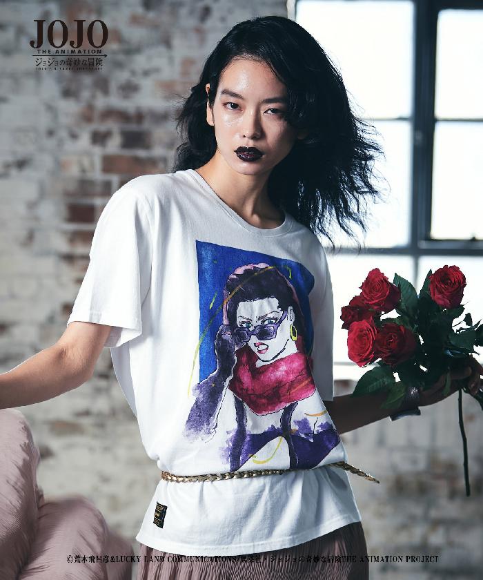 JOJO x glamb グラム　リサリサ T　Lisa Lisa T 　ジョジョ Tシャツ