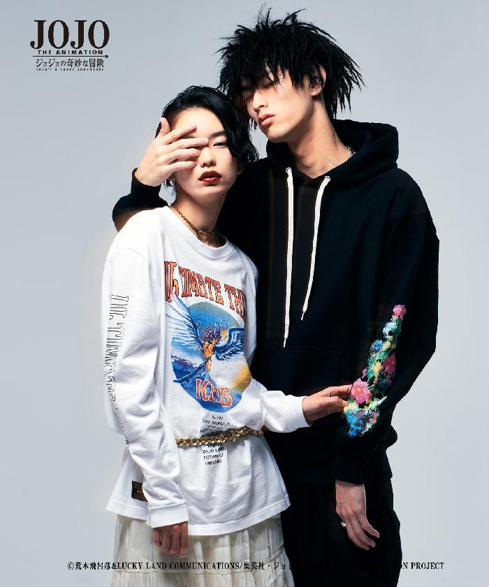 JOJO x glamb・グラム　カーズ ロングスリーブ T　Kars long sleeves T　ジョジョ