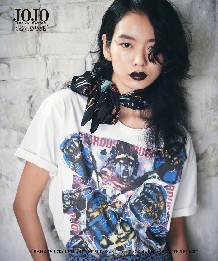 JOJO x glamb グラム ジョジョ スタープラチナ Tシャツ Star Platinum T 空条承太郎