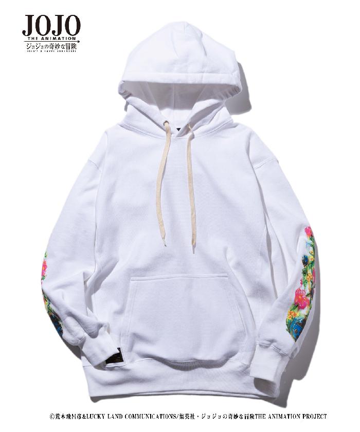 JOJO x glamb グラム　Giorno Giovanna's stand hoodie　ゴールドエクスペリエンスパーカー　フーディ　ジョジョ
