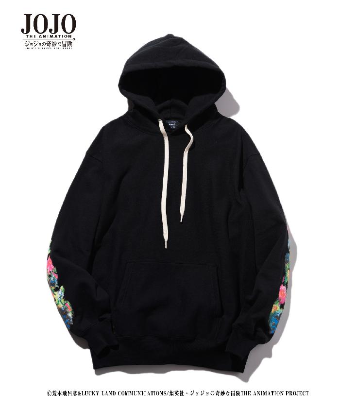 JOJO x glamb グラム　Giorno Giovanna's stand hoodie　ゴールドエクスペリエンスパーカー　フーディ　ジョジョ