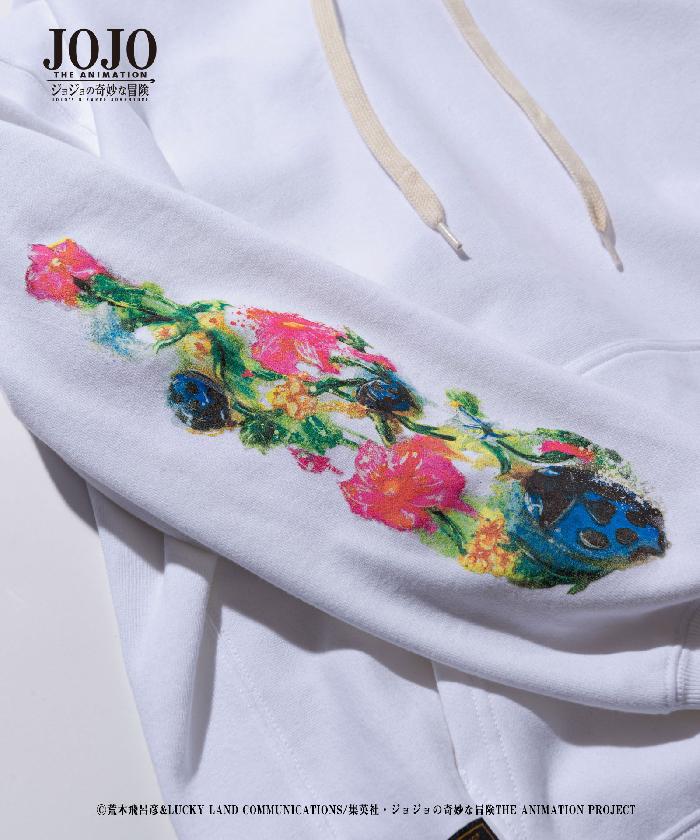 JOJO x glamb グラム　Giorno Giovanna's stand hoodie　ゴールドエクスペリエンスパーカー　フーディ　ジョジョ