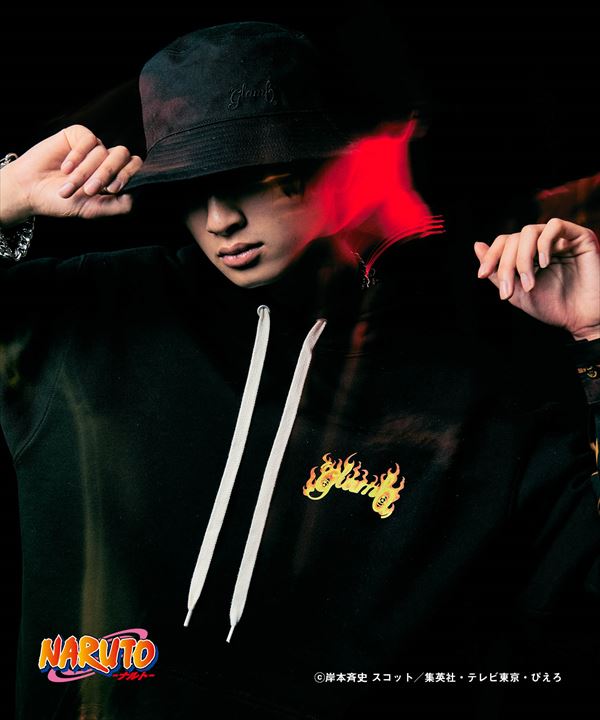 NARUTO ナルト x glamb グラム Sasuke Hoodie / サスケフーディ 特別価格