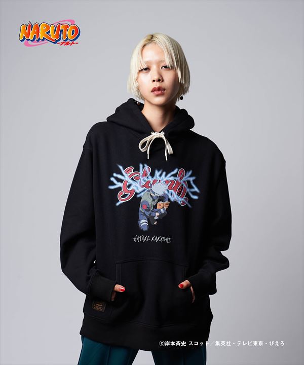 NARUTO ナルト x glamb グラム Kakashi Hoodie / カカシフーディ 特別価格