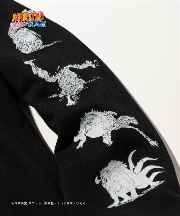 NARUTO ナルト x glamb グラム Biju Hoodie / ビジュウフーディ 特別価格
