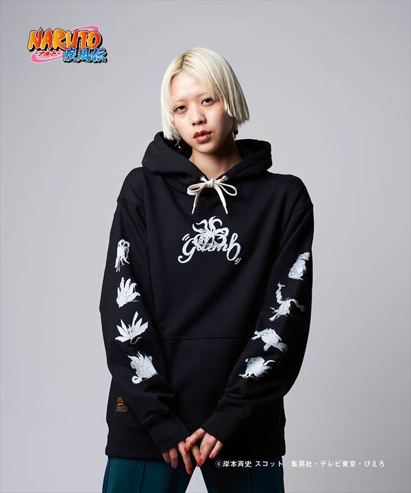 NARUTO ナルト x glamb グラム Biju Hoodie / ビジュウフーディ 特別価格