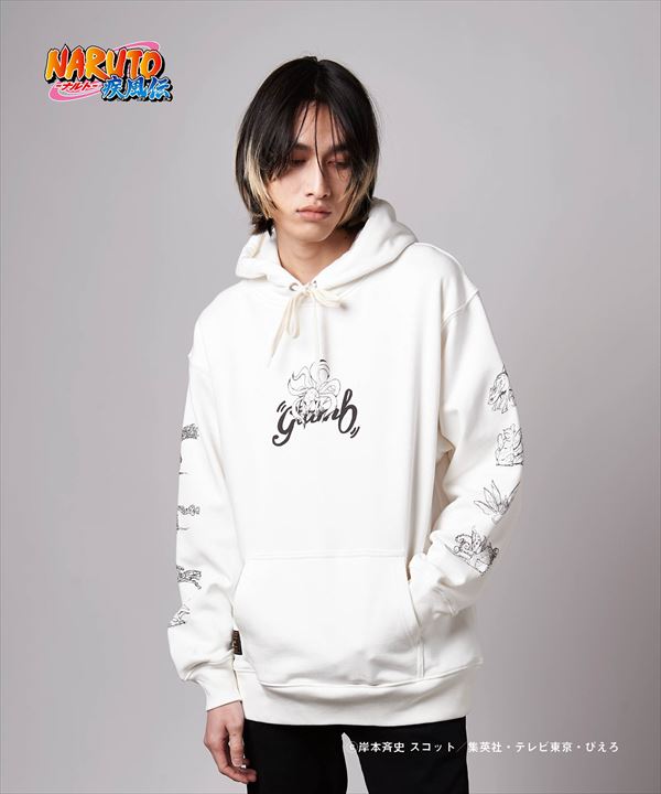 NARUTO ナルト x glamb グラム Biju Hoodie / ビジュウフーディ 特別価格