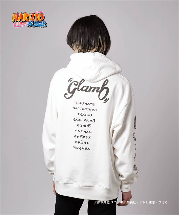 NARUTO ナルト x glamb グラム Biju Hoodie / ビジュウフーディ 特別価格