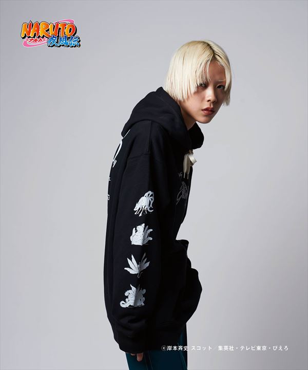 NARUTO ナルト x glamb グラム Biju Hoodie / ビジュウフーディ 特別価格