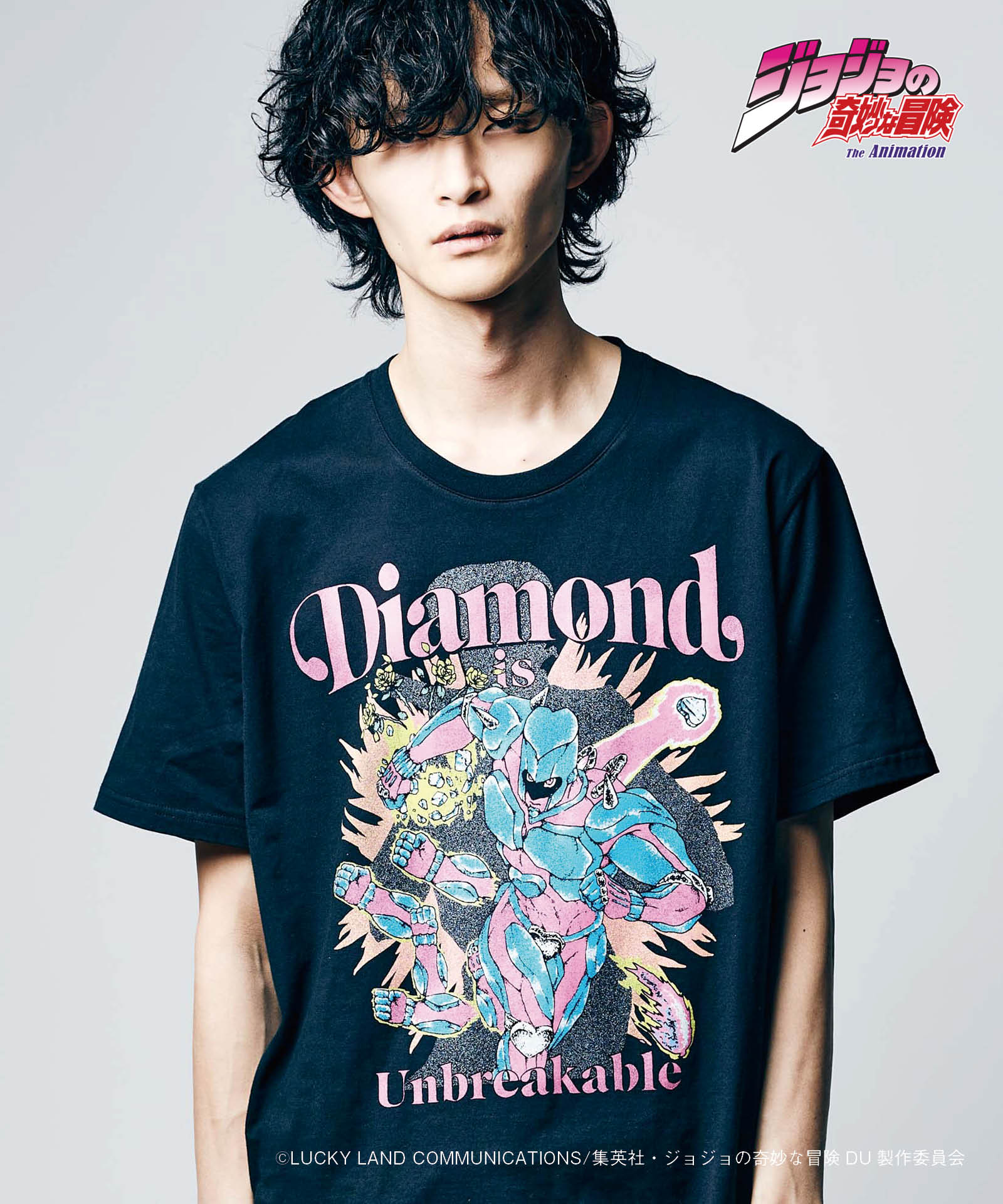 JOJO x glamb クレイジー・ダイヤモンド Tシャツ Crazy Diamond T II ジョジョ 東方仗助
