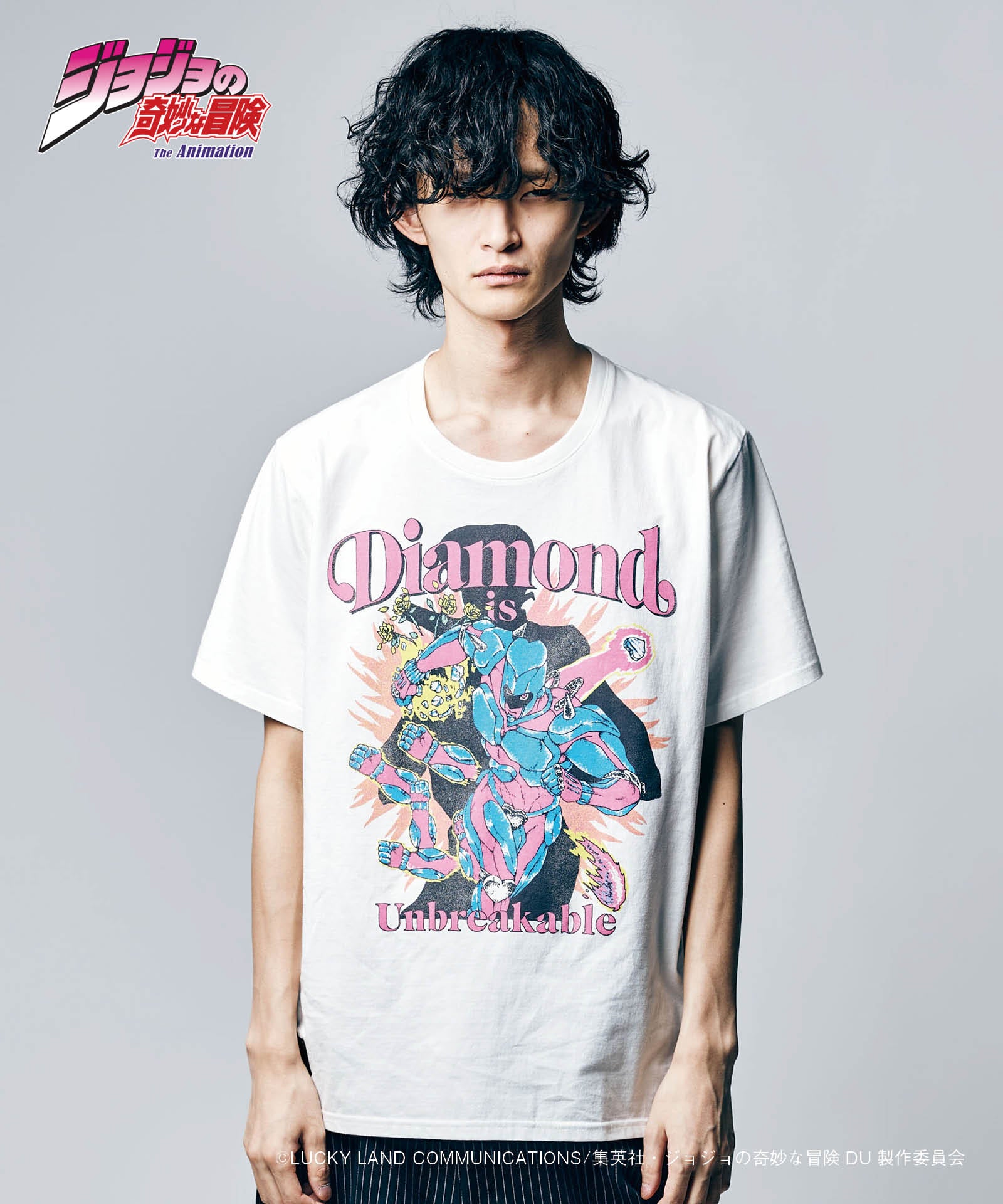 JOJO x glamb クレイジー・ダイヤモンド Tシャツ Crazy Diamond T II ジョジョ 東方仗助