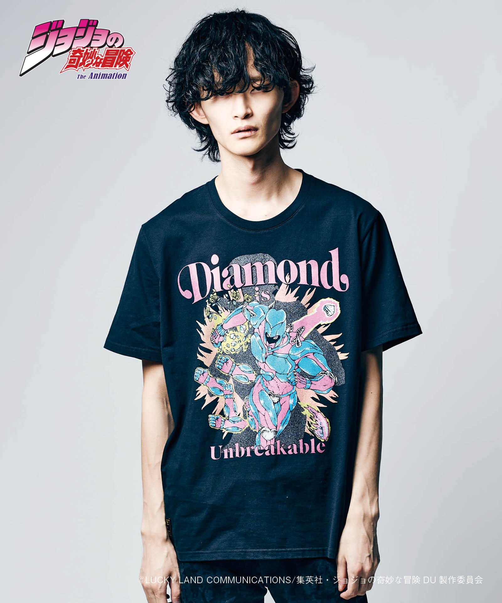 JOJO x glamb クレイジー・ダイヤモンド Tシャツ Crazy Diamond T II ジョジョ 東方仗助