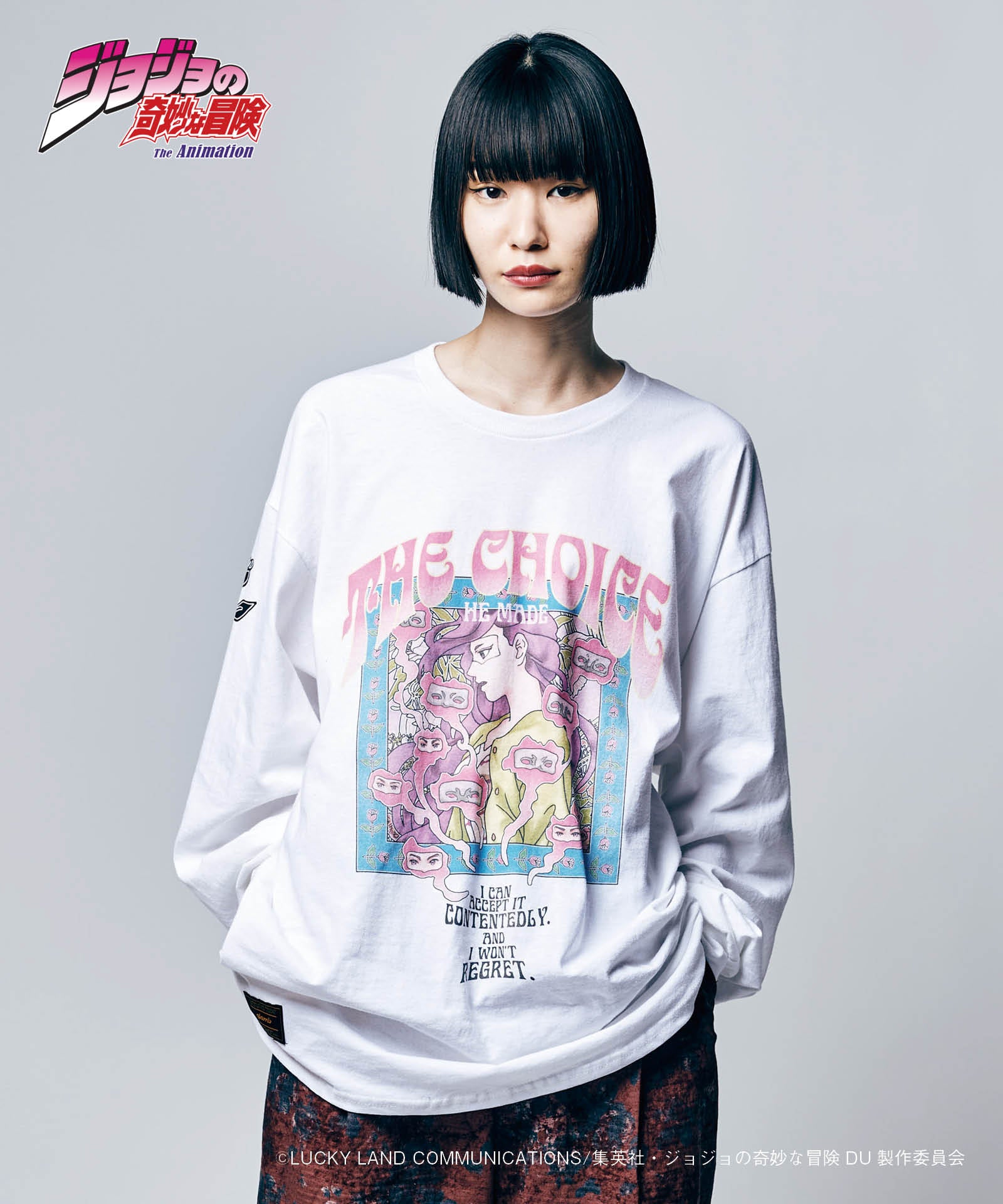 JOJO x glamb ユカコ シンデレラ ロンT Yukako vs Cinderella Long Sleeves T ジョジョ 山岸由花子