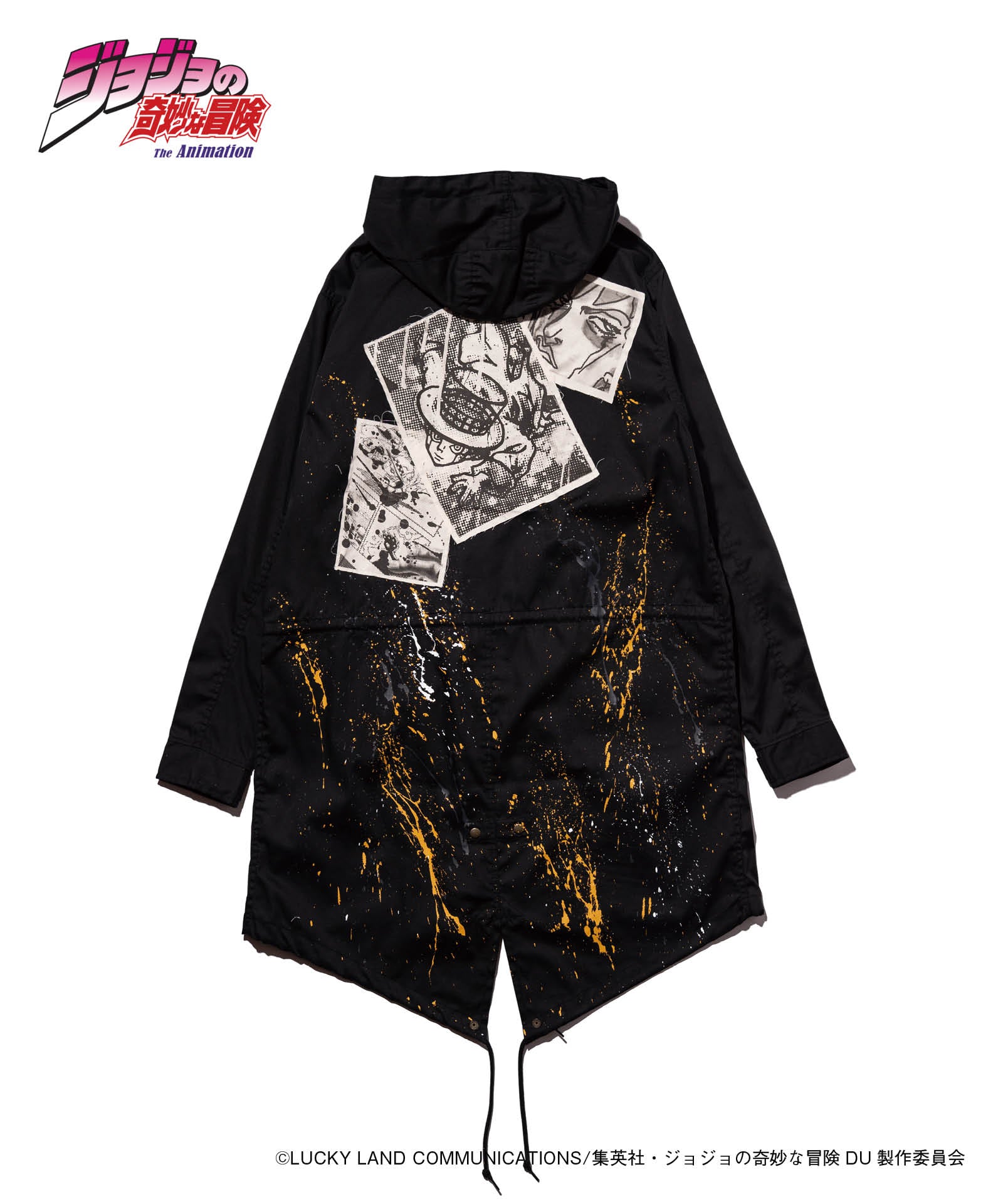 JOJO x glamb ヘブンズ・ドアー モッズコート Heaven's Door Mods Coat ジョジョ 岸辺露伴