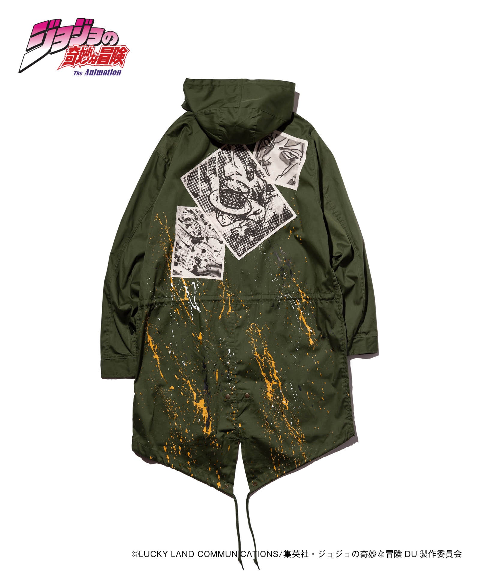 JOJO x glamb ヘブンズ・ドアー モッズコート Heaven's Door Mods Coat ジョジョ 岸辺露伴
