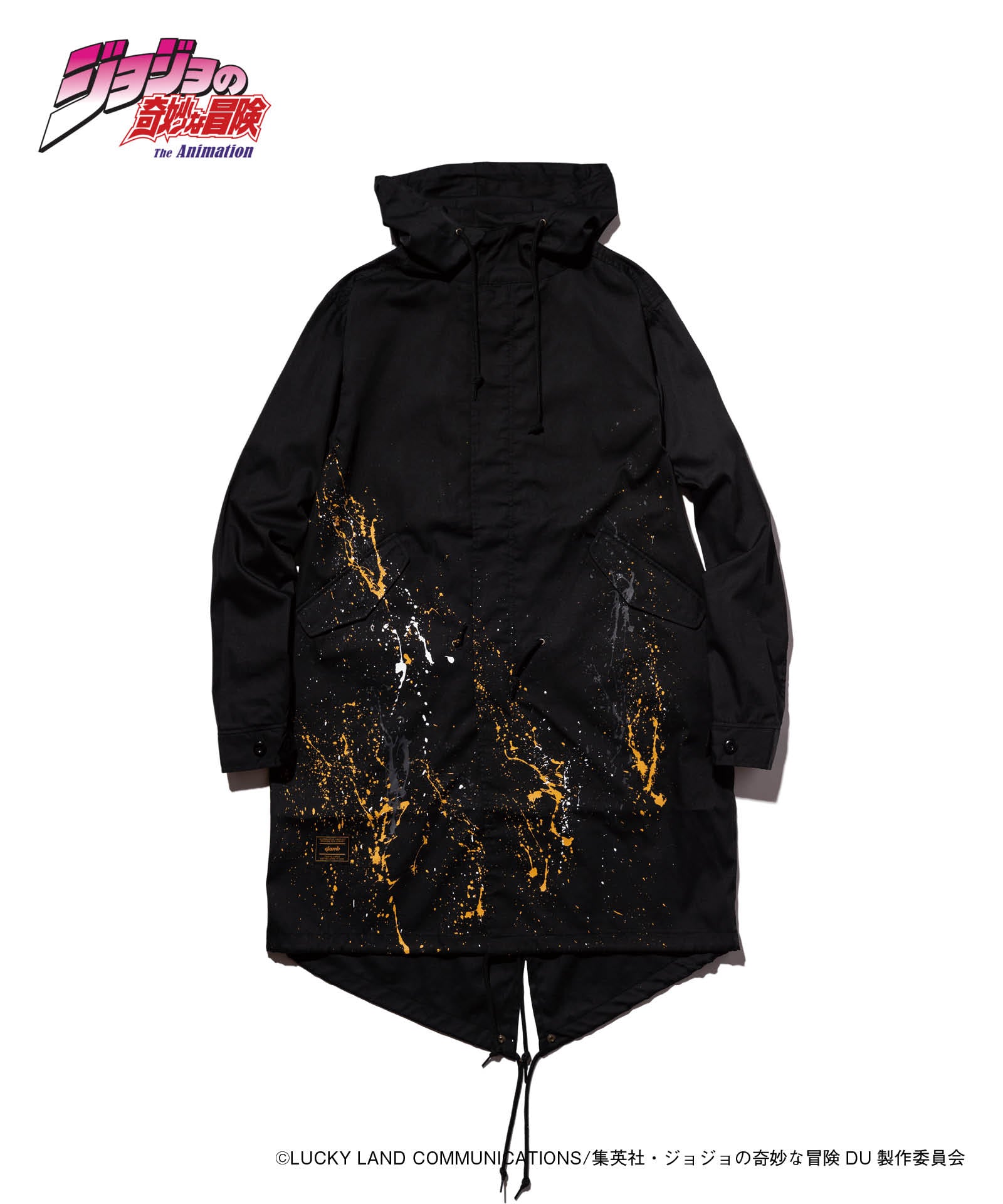 JOJO x glamb ヘブンズ・ドアー モッズコート Heaven's Door Mods Coat ジョジョ 岸辺露伴