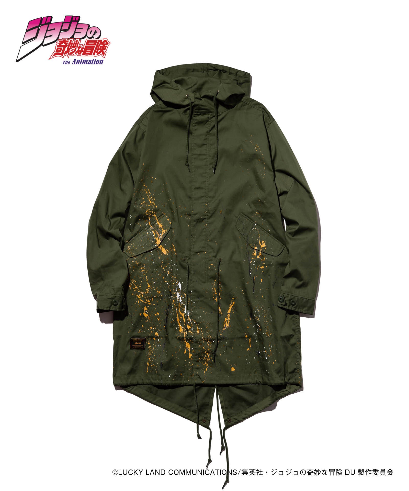 JOJO x glamb ヘブンズ・ドアー モッズコート Heaven's Door Mods Coat ジョジョ 岸辺露伴