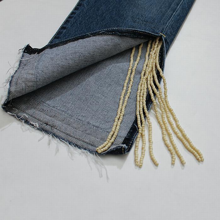 SALE/セール Prega プレガ / SLIT Fringe denim pants スリットフリンジデニムパンツ