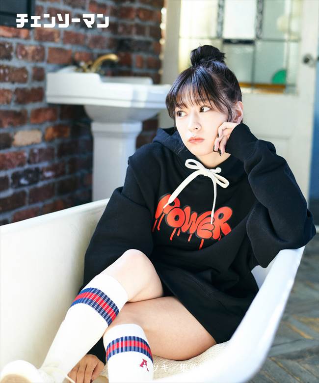 glamb グラム チェンソーマン Power Hoodie パワー フーディ