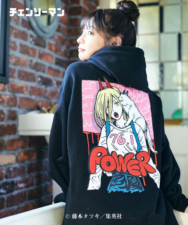 glamb グラム チェンソーマン Power Hoodie パワー フーディ