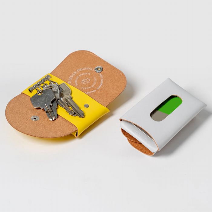 【即納】FABRIK ファブリック：KEY CASE＆CARD/カードも入るレザーキーケース