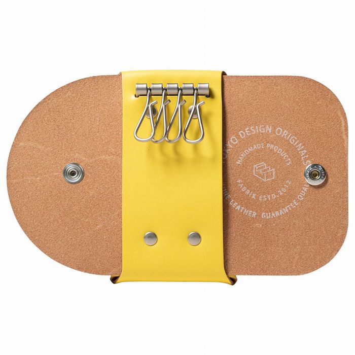 【即納】FABRIK ファブリック：KEY CASE＆CARD/カードも入るレザーキーケース