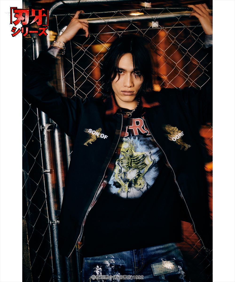 Yujiro Lightning Cutsew / ユウジロウライトニングカットソー 刃牙 バキ 範馬勇次郎 glamb グラム