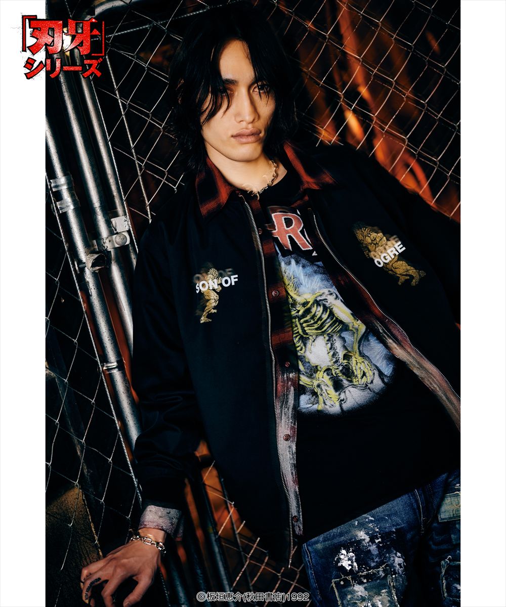 Yujiro Lightning Cutsew / ユウジロウライトニングカットソー 刃牙 バキ 範馬勇次郎 glamb グラム