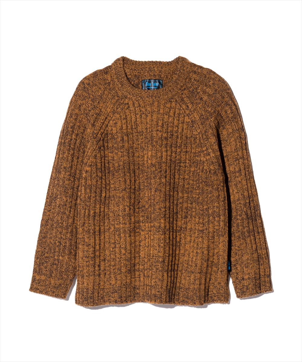 Blue Noise Low Gauge Rib Knit / ブルーノイズローゲージリブニット glamb グラム