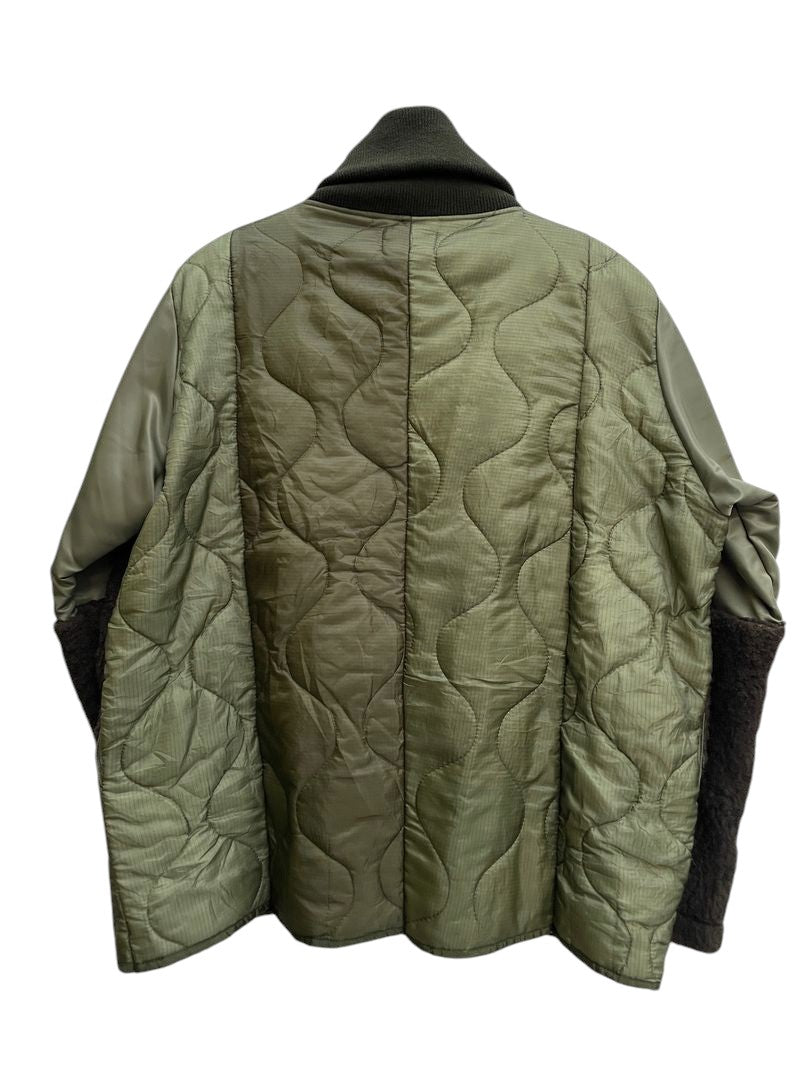 SALE/セール 77circa 77サーカ circa make cutback boa & quilting wide jacket ボア＆キルティング ワイドジャケット 特別価格