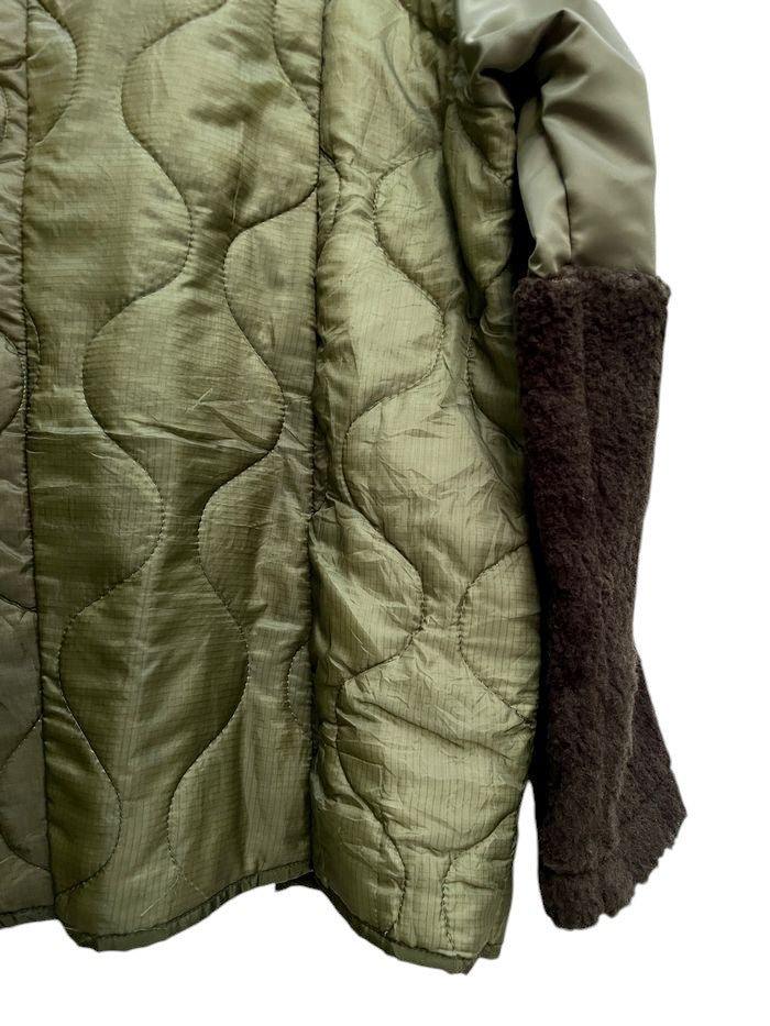 SALE/セール 77circa 77サーカ circa make cutback boa & quilting wide jacket ボア＆キルティング ワイドジャケット 特別価格