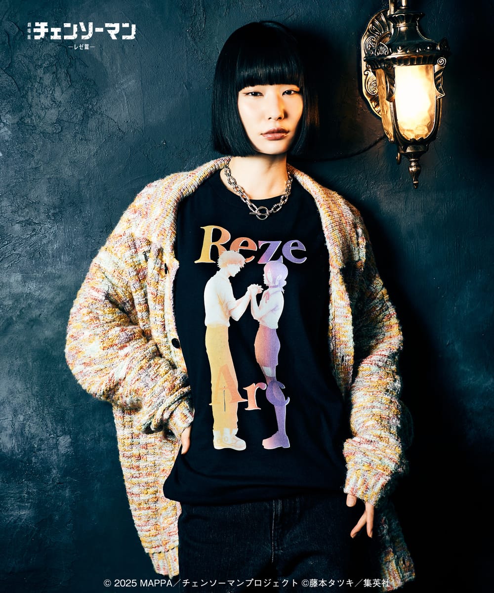 劇場版 チェンソーマン レゼ篇　Denji ＆ Reze Cutsew / デンジ＆レゼ カットソー　glamb グラム