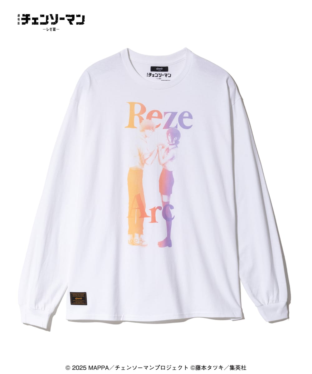 劇場版 チェンソーマン レゼ篇　Denji ＆ Reze Cutsew / デンジ＆レゼ カットソー　glamb グラム