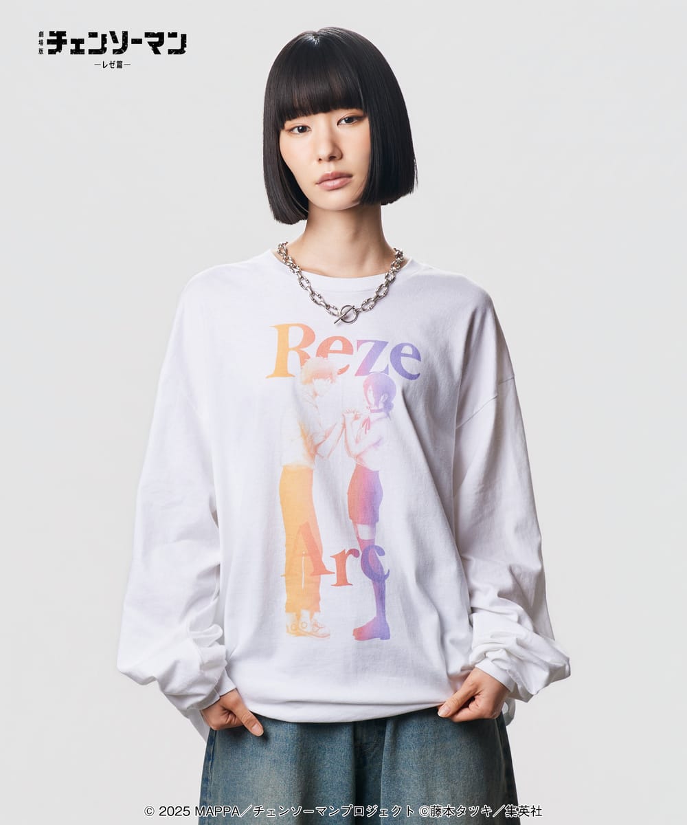 劇場版 チェンソーマン レゼ篇　Denji ＆ Reze Cutsew / デンジ＆レゼ カットソー　glamb グラム