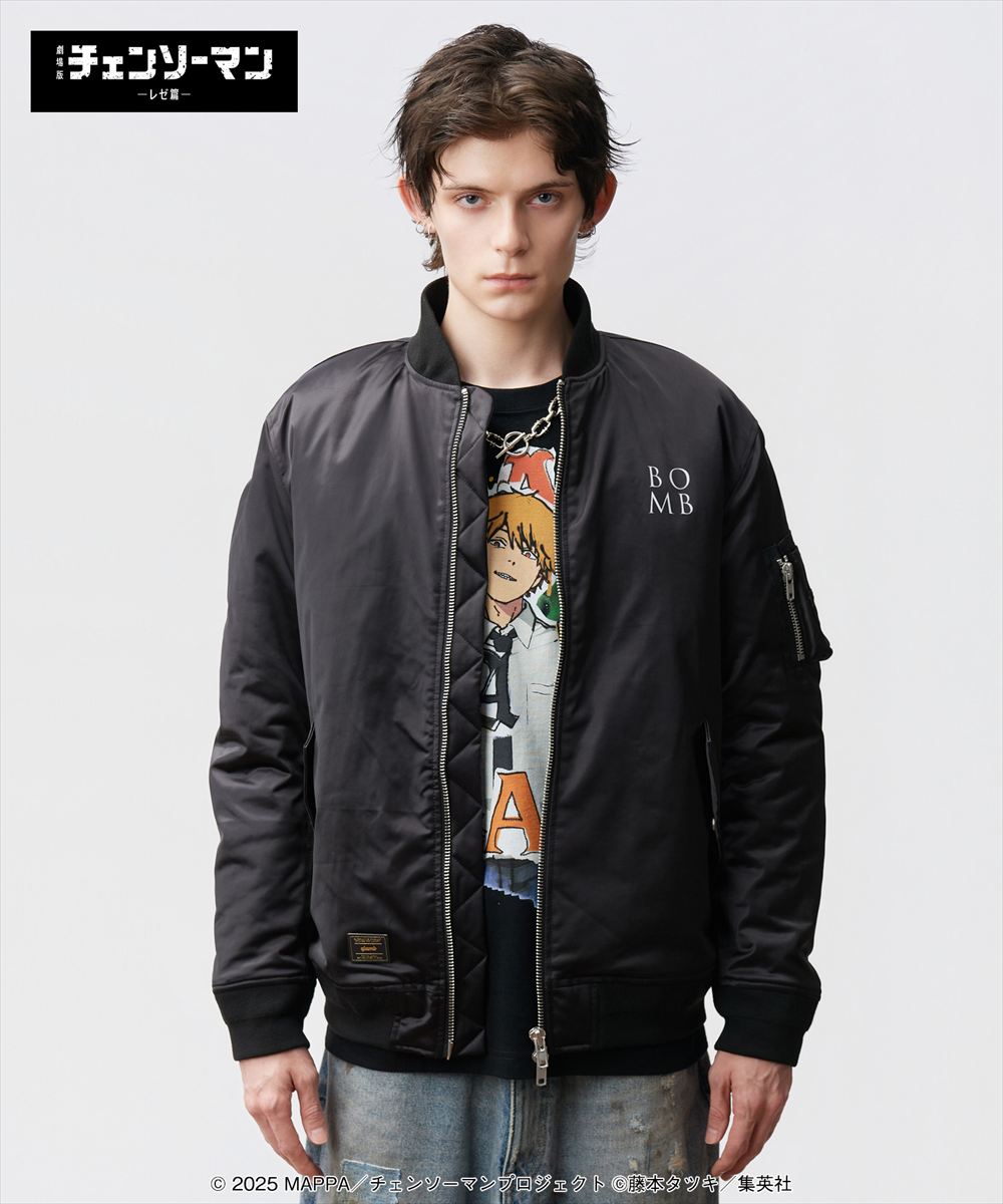 Bomb Bomber Jacket / ボムボンバージャケット 劇場版『チェンソーマン レゼ篇』CHAINSAWMAN glamb グラム