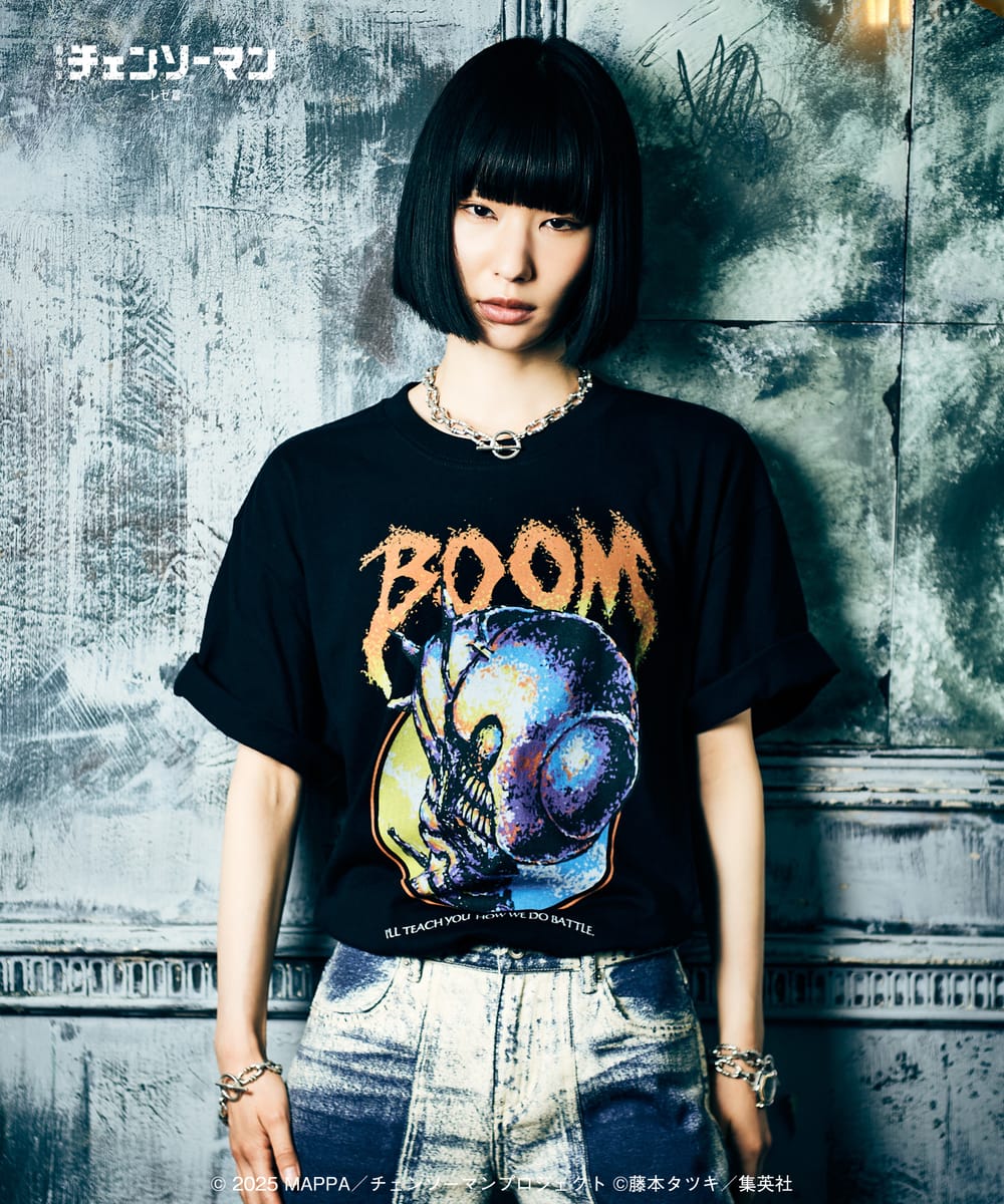 劇場版 チェンソーマン レゼ篇　Bomb T-Shirt / ボム Tシャツ　glamb グラム