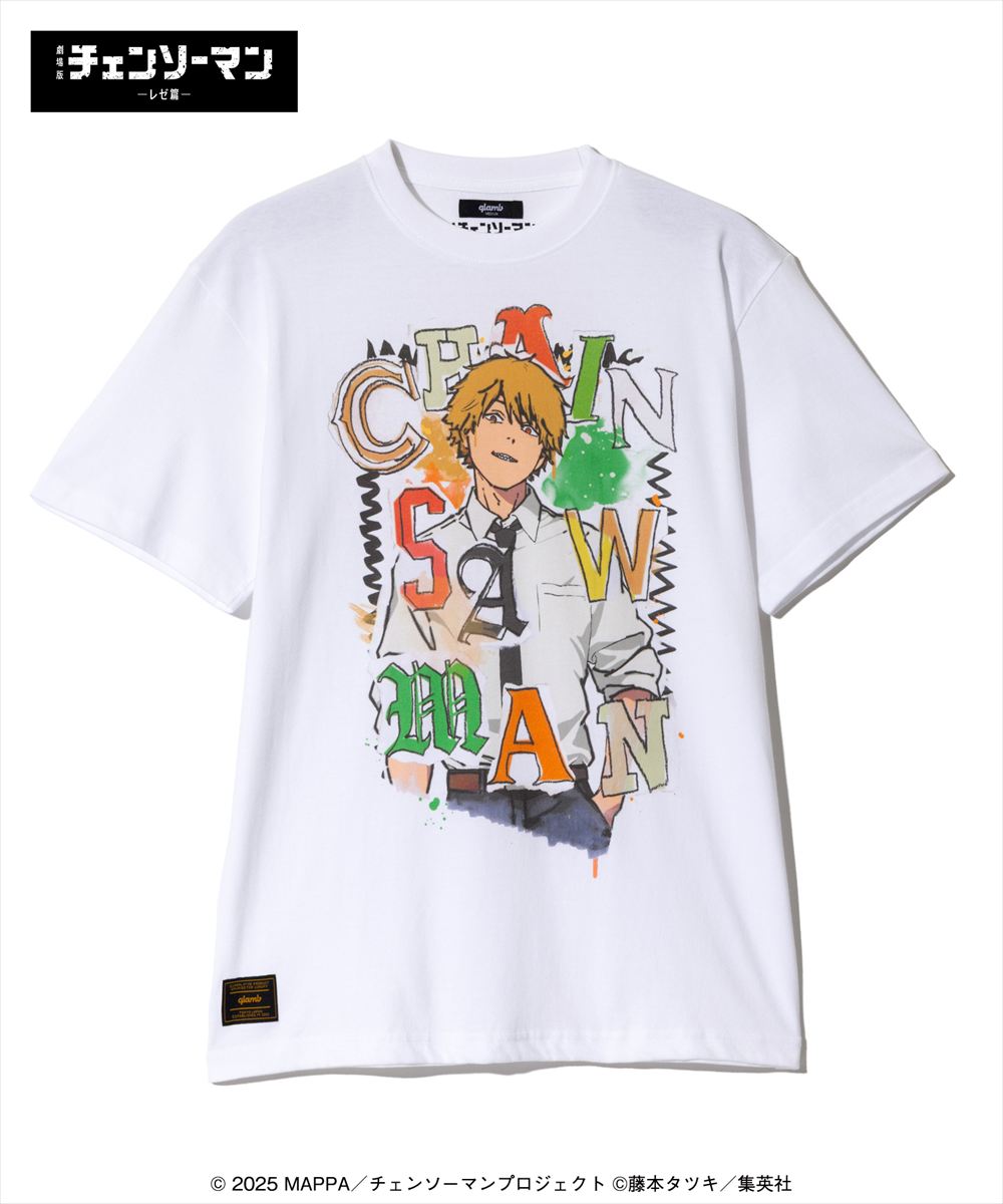 Denji T-shirt II / デンジTシャツ2 劇場版『チェンソーマン レゼ篇』 glamb グラム