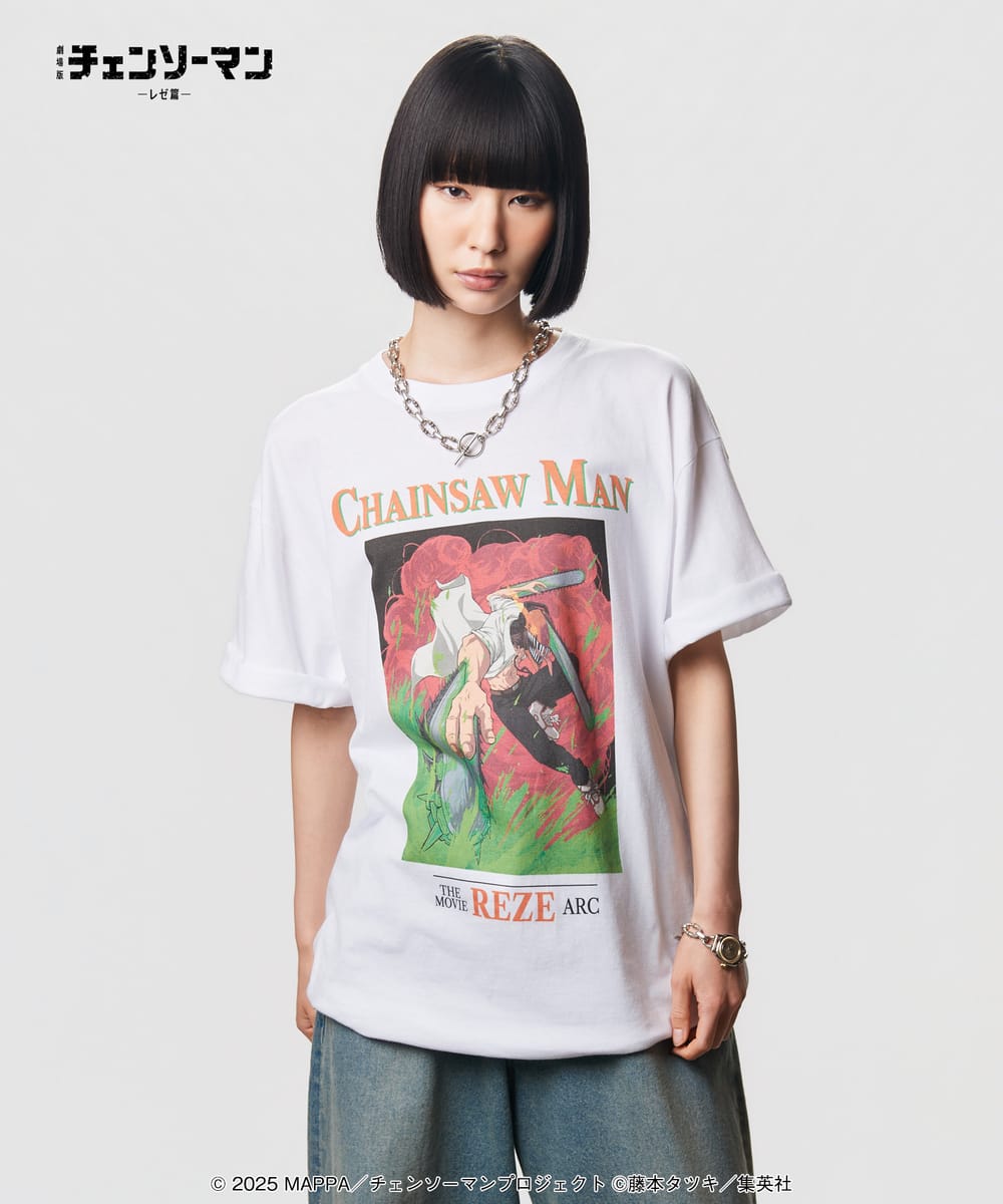 劇場版 チェンソーマン レゼ篇　Chainsaw Man T-Shirt / チェンソーマン Tシャツ　glamb グラム