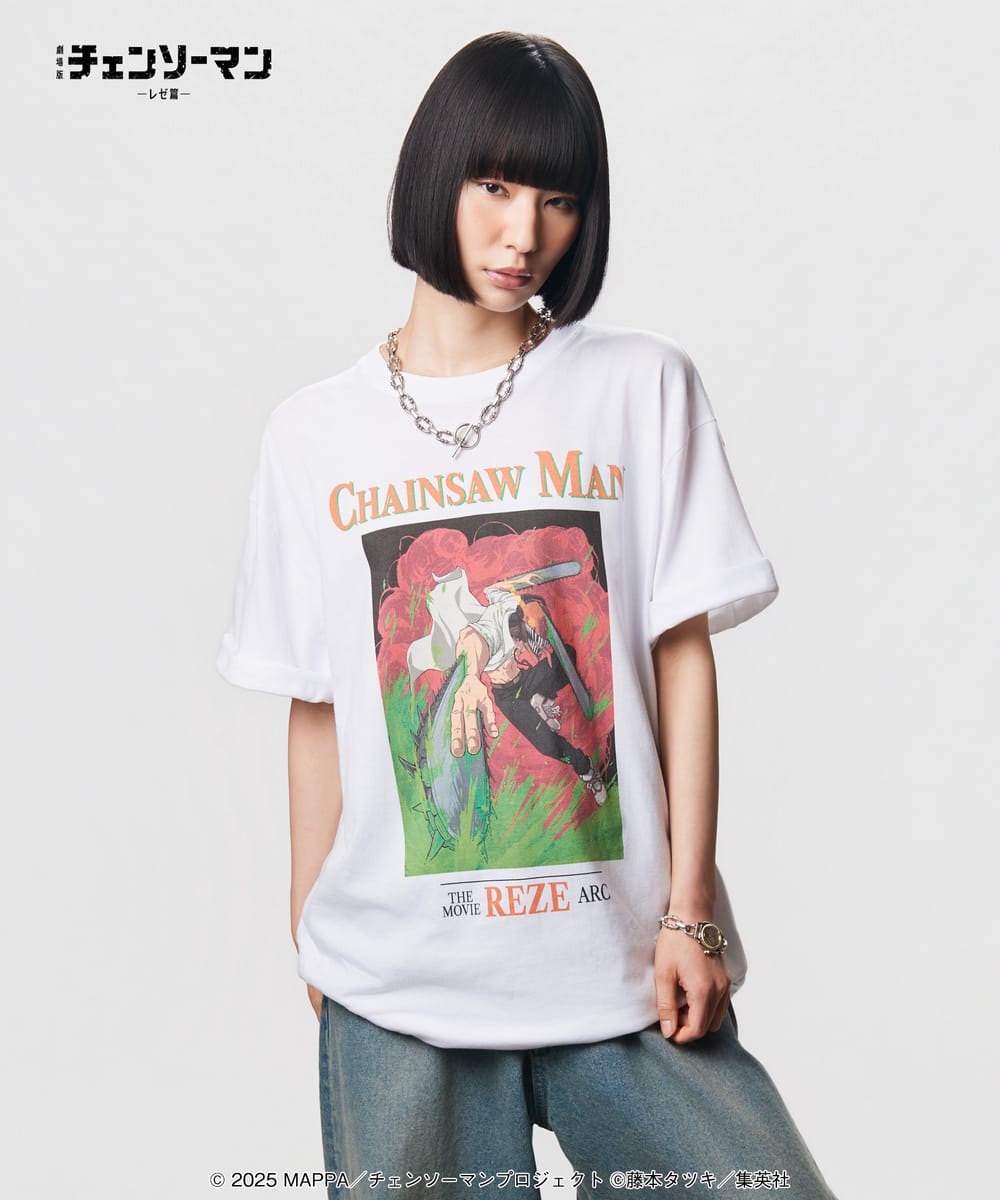 劇場版 チェンソーマン レゼ篇　Chainsaw Man T-Shirt / チェンソーマン Tシャツ　glamb グラム