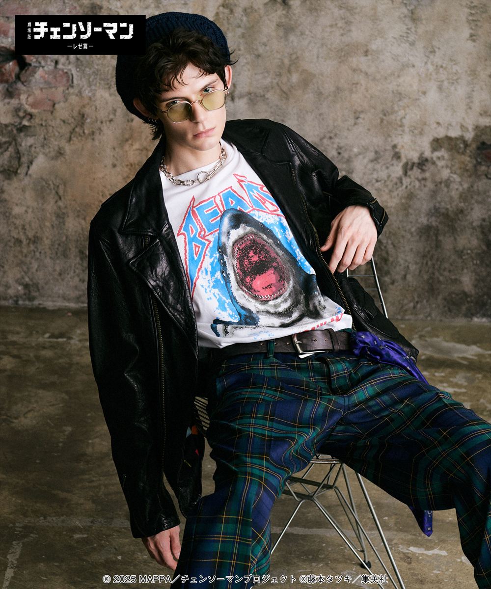 Beam T-shirt / ビームTシャツ 劇場版『チェンソーマン レゼ篇』CHAINSAWMAN glamb グラム