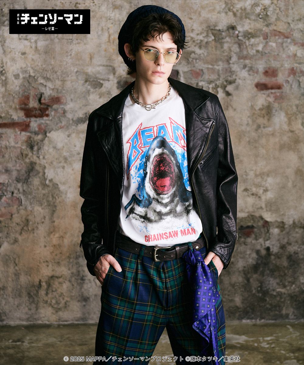 Beam T-shirt / ビームTシャツ 劇場版『チェンソーマン レゼ篇』CHAINSAWMAN glamb グラム