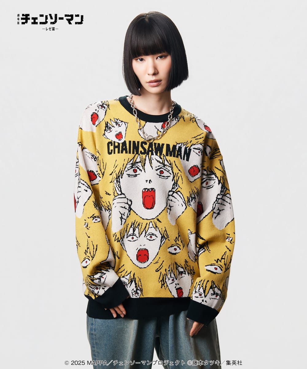 劇場版 チェンソーマン レゼ篇　Denji Knit / デンジ ニット　glamb グラム
