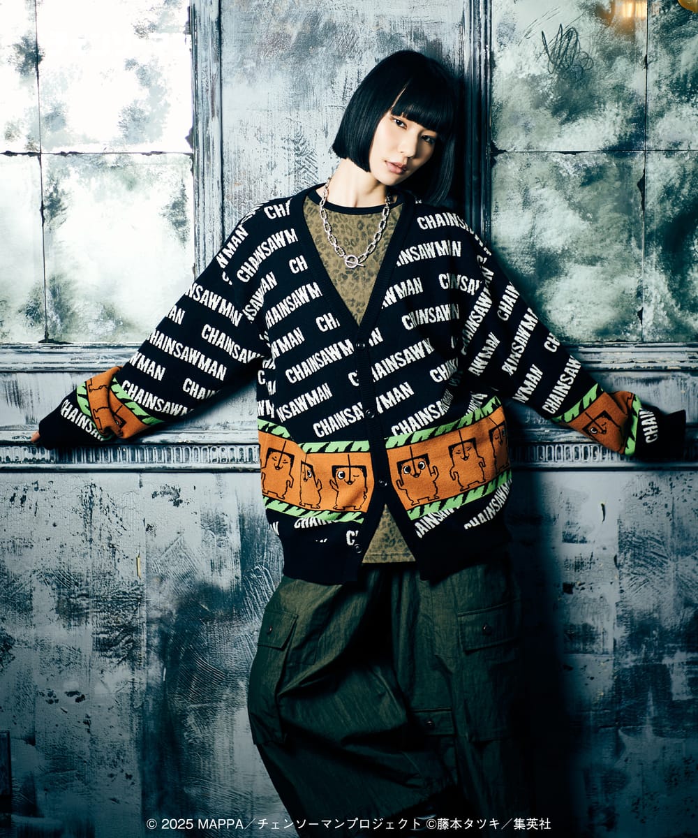 劇場版 チェンソーマン レゼ篇　Pochita Cardigan / ポチタ カーディガン　glamb グラム