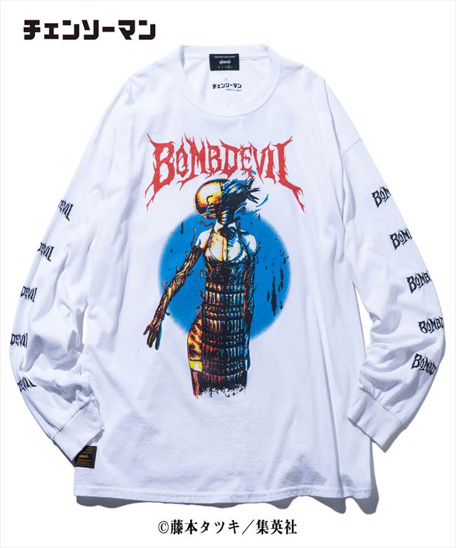 glamb グラム チェンソーマン Bomb Devil Long Sleeve T ボムデビル ロングスリーブTシャツ